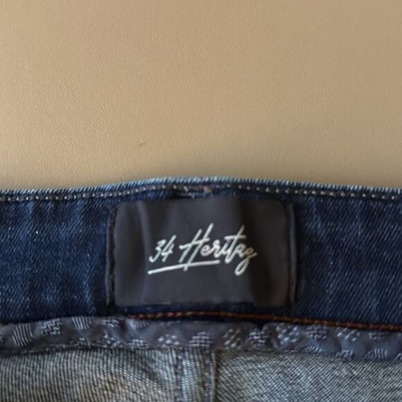 34 Heritage Courage Straight Leg Mid Rise Mens Jeans in Mid Urban. Size 36/28. - Picture 8 of 10